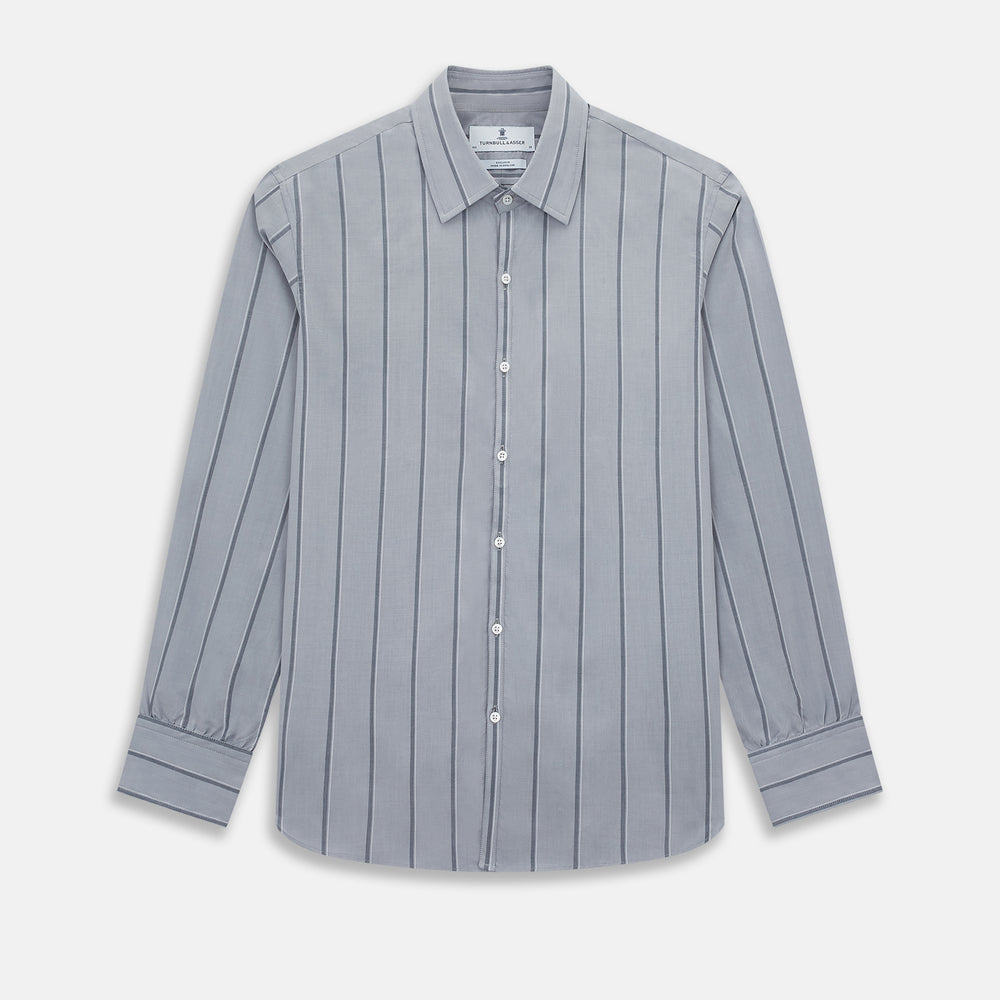 Light Grey Track Stripe Westminster Shirt 19