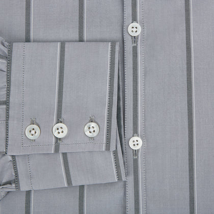 Light Grey Track Stripe Westminster Shirt Image 3