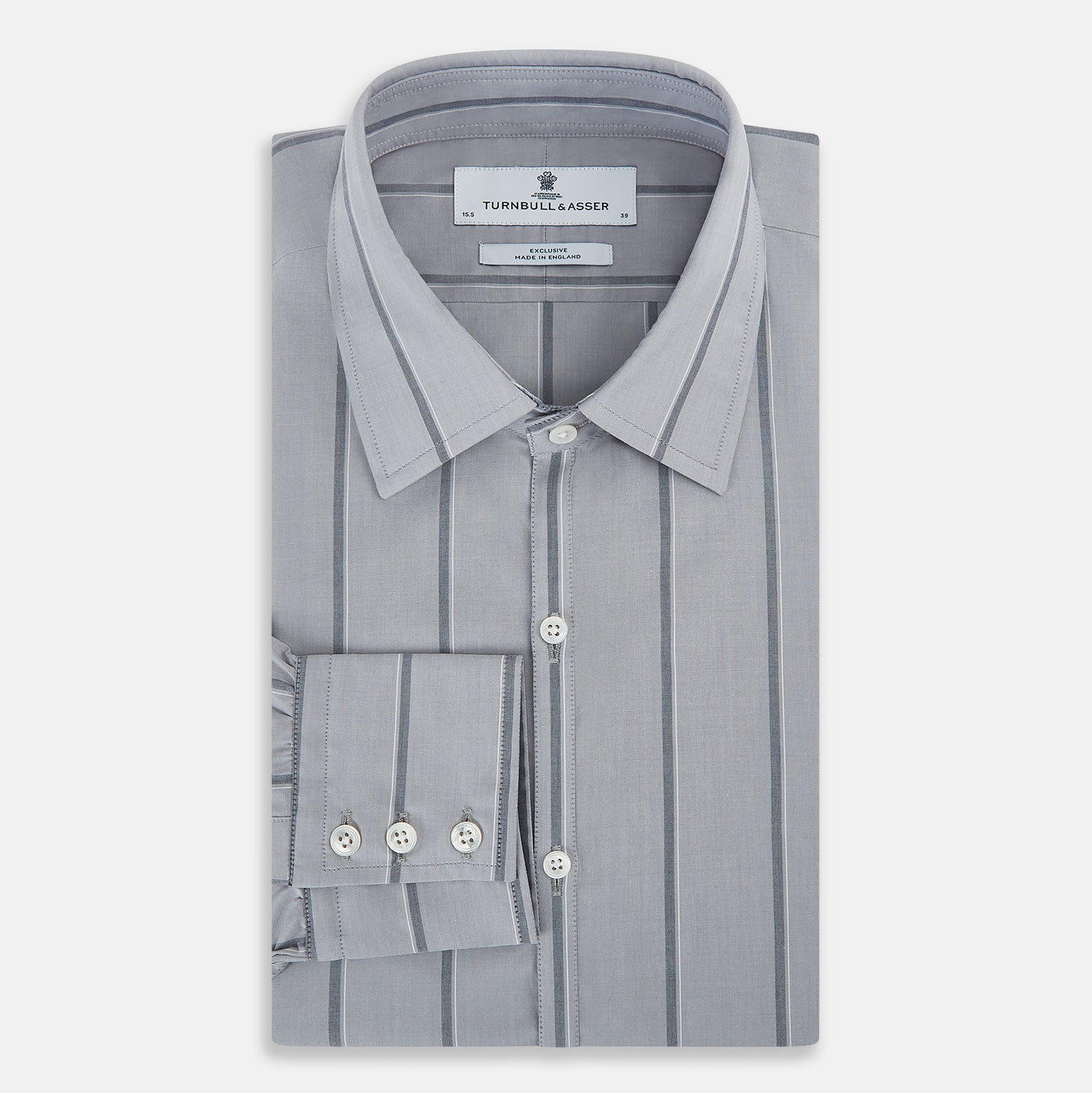 View 5 of product Light Grey Track Stripe Westminster Shirt 19