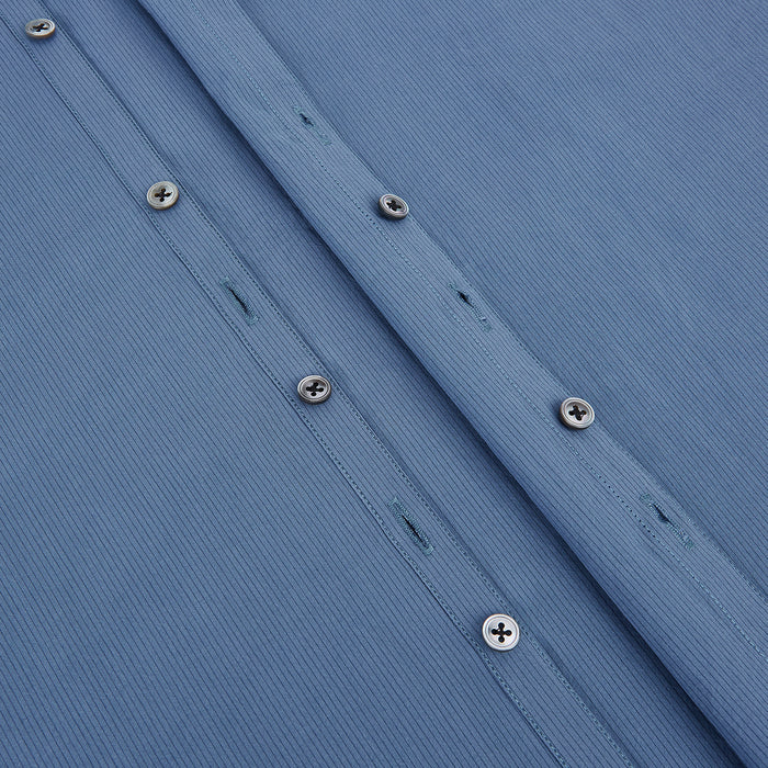 Steel Grey Pinstripe Westminster Shirt Image 6