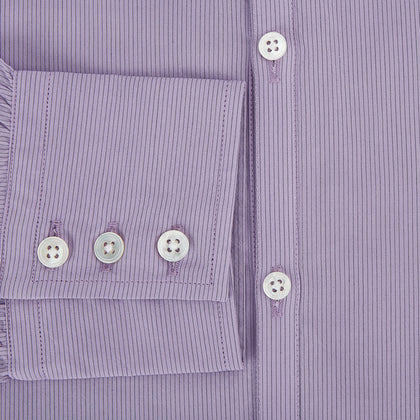 Lilac Pinstripe Westminster Shirt Image 3