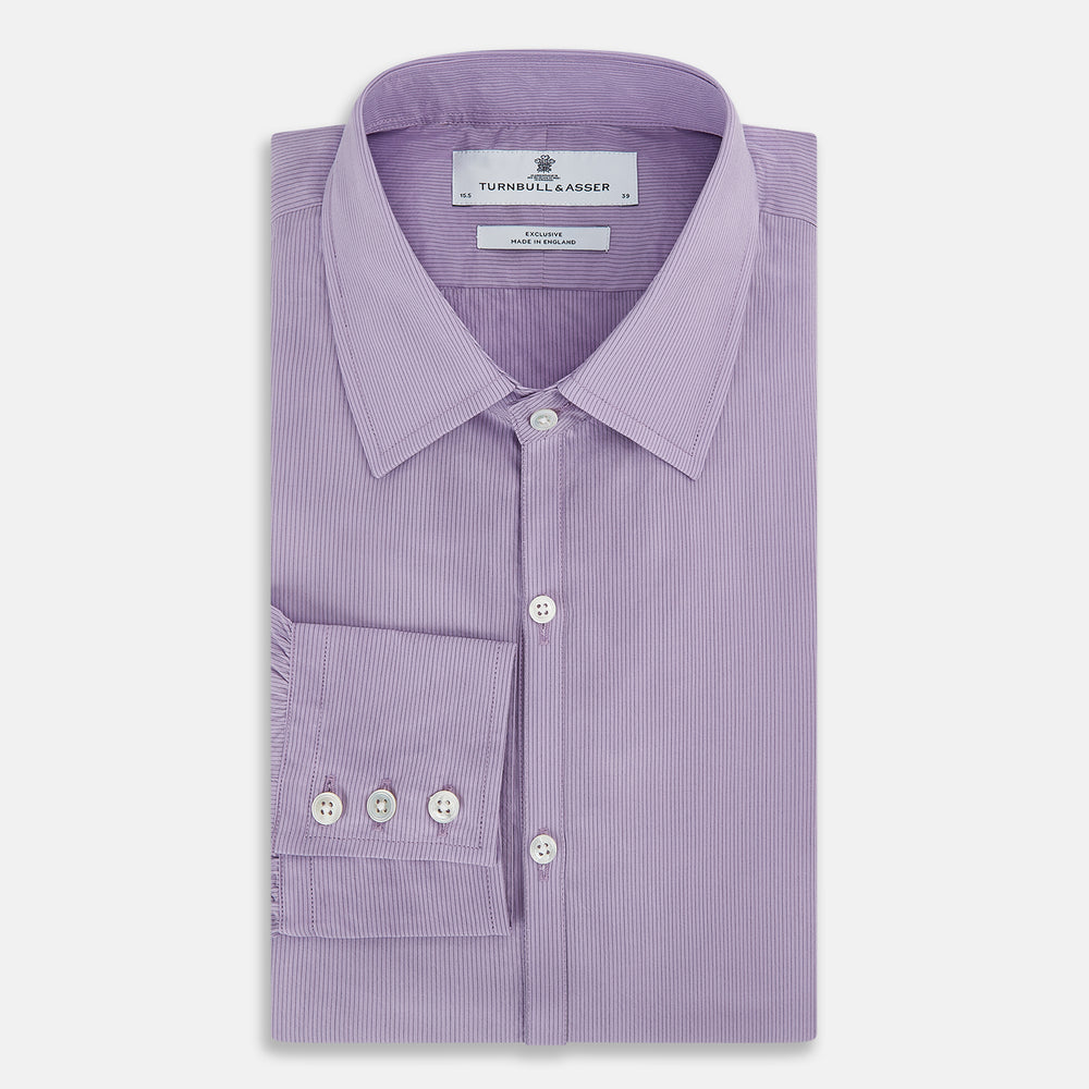 Lilac Pinstripe Westminster Shirt 19