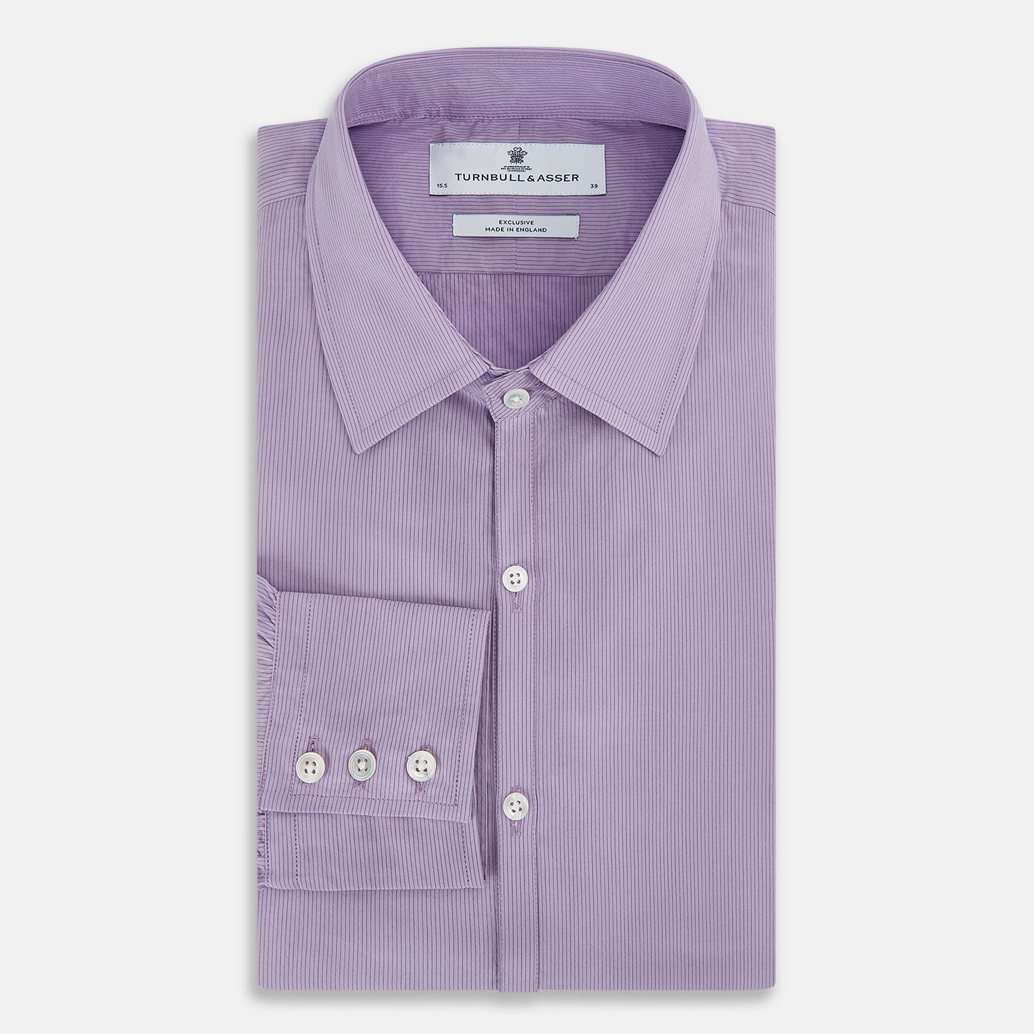 View 5 of product Lilac Pinstripe Westminster Shirt 19