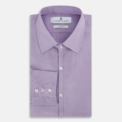 Lilac Pinstripe Westminster Shirt Image 4