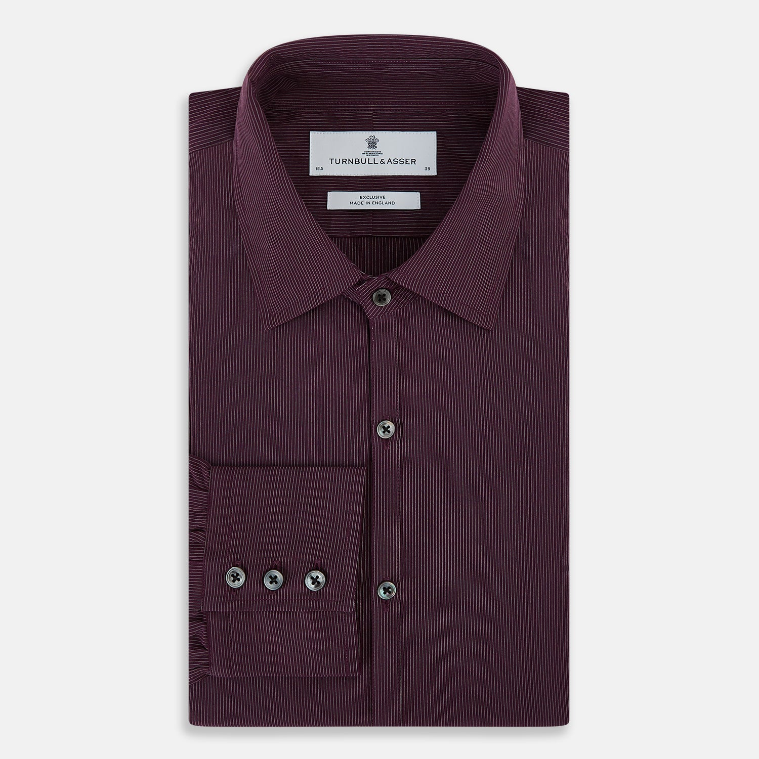 View 5 of product Burgundy Pinstripe Westminster Shirt 19