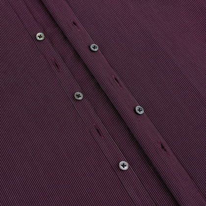 Burgundy Pinstripe Westminster Shirt Image 6