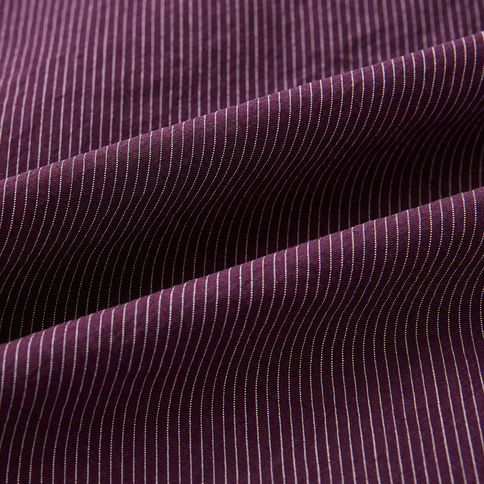 Burgundy Pinstripe Westminster Shirt Image 7
