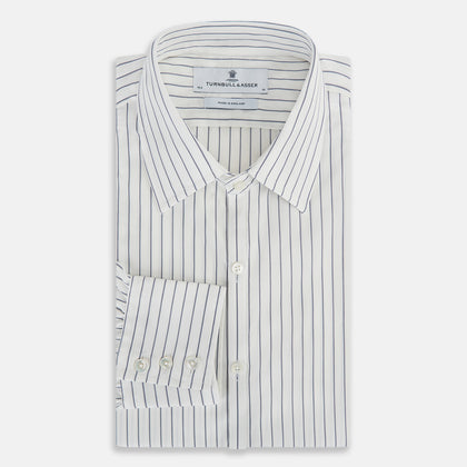 SHIRTS RF WESTMINSTER CLSD CLR 3BC WHT W/ NVY STR Image 4