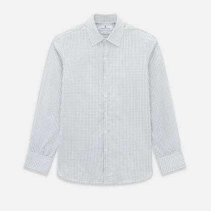 SHIRTS RF WESTMINSTER CLSD CLR 3BC WHT W/ NVY CHK
