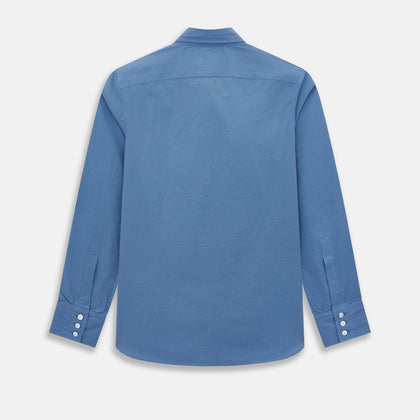 Colony Blue Pin Check Windsor Shirt Image 2