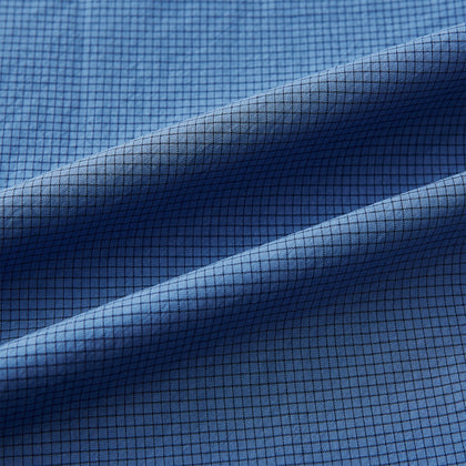 Colony Blue Pin Check Windsor Shirt Image 7