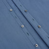 View 7 of product Steel Grey Pin Check Windsor Shirt in steel grey with a small grid pattern, a spread collar, and barrel cuffs.