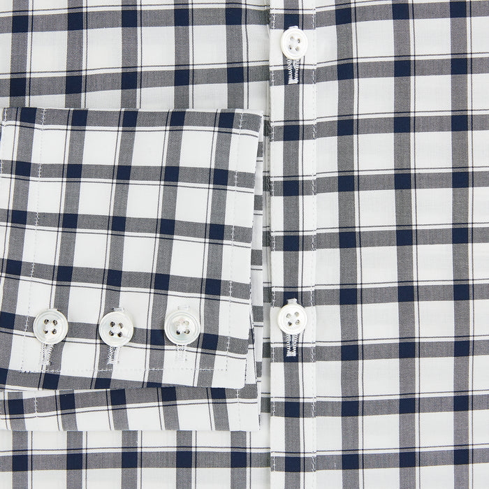 SHIRTS RF WINDSOR OPEN CLR BC NAVY CHECK ON WHITE Image 2