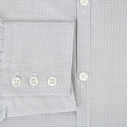 SHIRTS RF WINDSOR OPN CLR 3BC WHT W/ GREY CHK Image 3