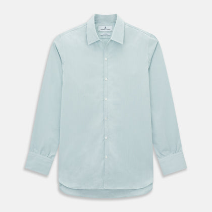 SHIRTS RF WINDSOR OPN CLR 3BC WHT W/ SAGE CHK