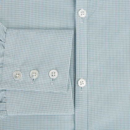 SHIRTS RF WINDSOR OPN CLR 3BC WHT W/ SAGE CHK Image 3