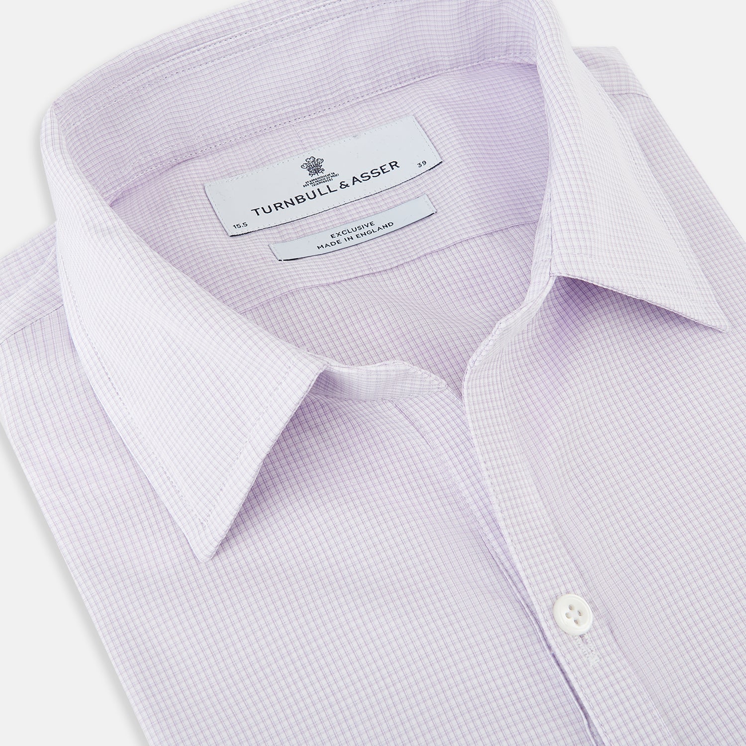 View 2 of product Pale Pink Micro-Tattersall Check Windsor Shirt 19