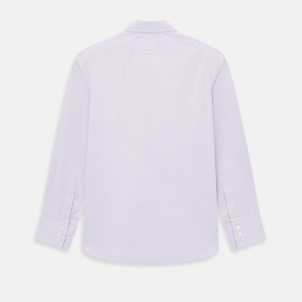 Pale Pink Micro-Tattersall Check Windsor Shirt 19