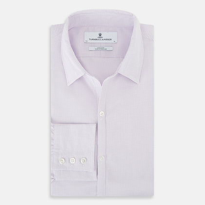 SHIRTS RF WINDSOR OPEN CLR 3BC WHT W BABY PINK CHK Image 4