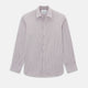 Burgundy Micro-Tattersall Check Windsor Shirt 17
