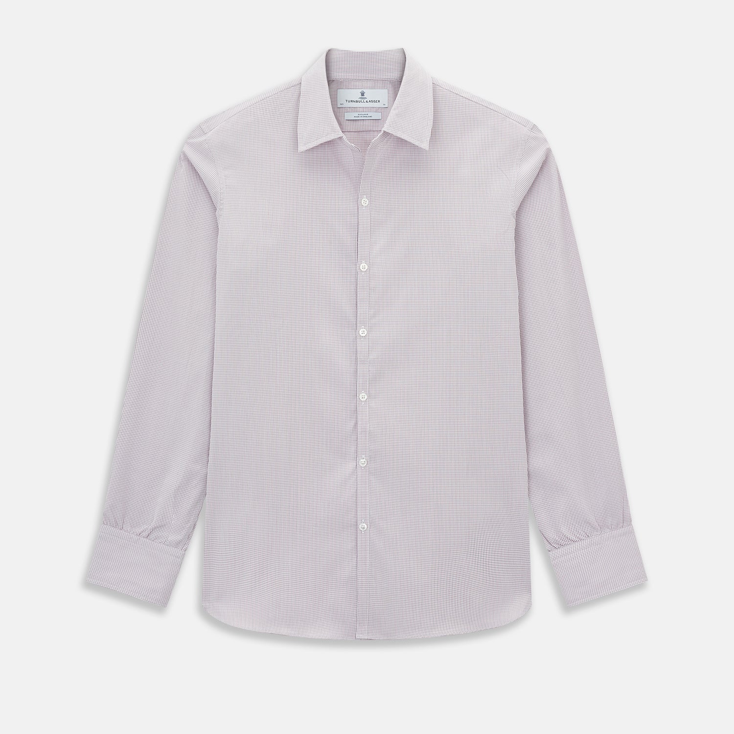 View 1 of product Lilac Shadow Check Wndsor Shirt 18.5