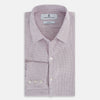 View 5 of product Lilac Shadow Check Wndsor Shirt 18.5