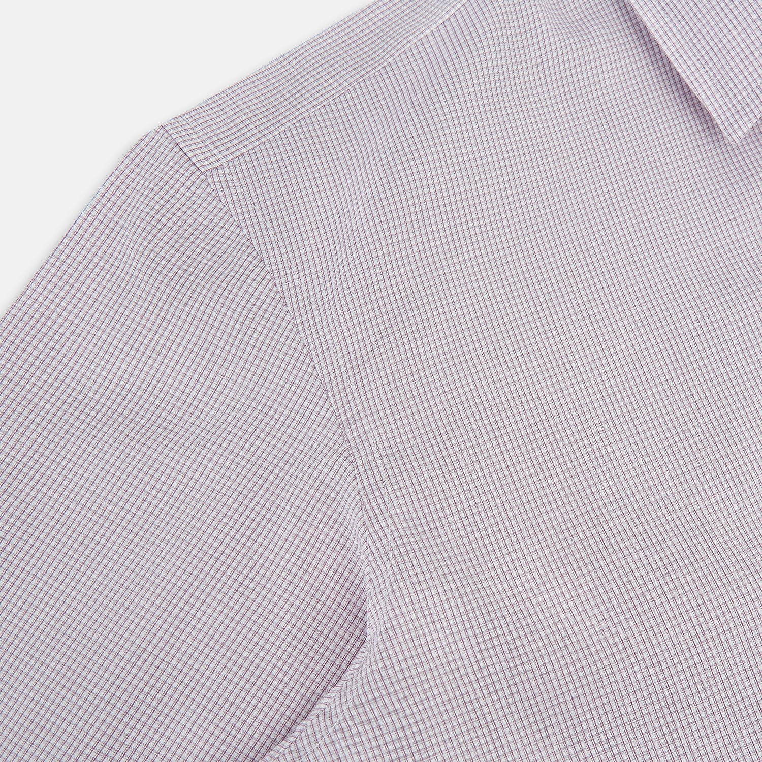 View 6 of product Lilac Shadow Check Wndsor Shirt 18.5