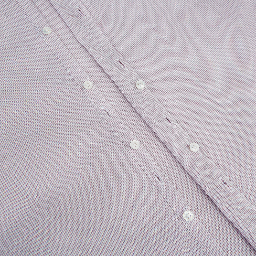 Lilac Shadow Check Wndsor Shirt 18.5