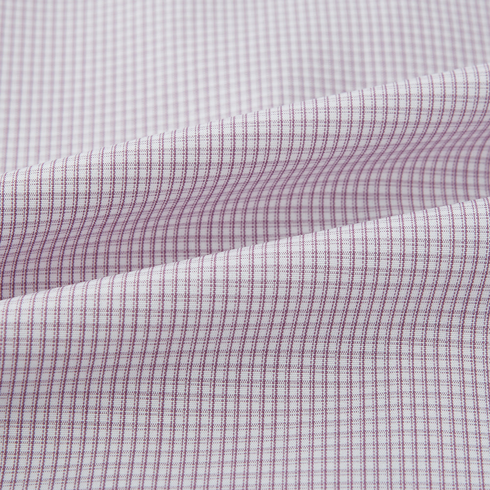 Lilac Shadow Check Wndsor Shirt 18.5