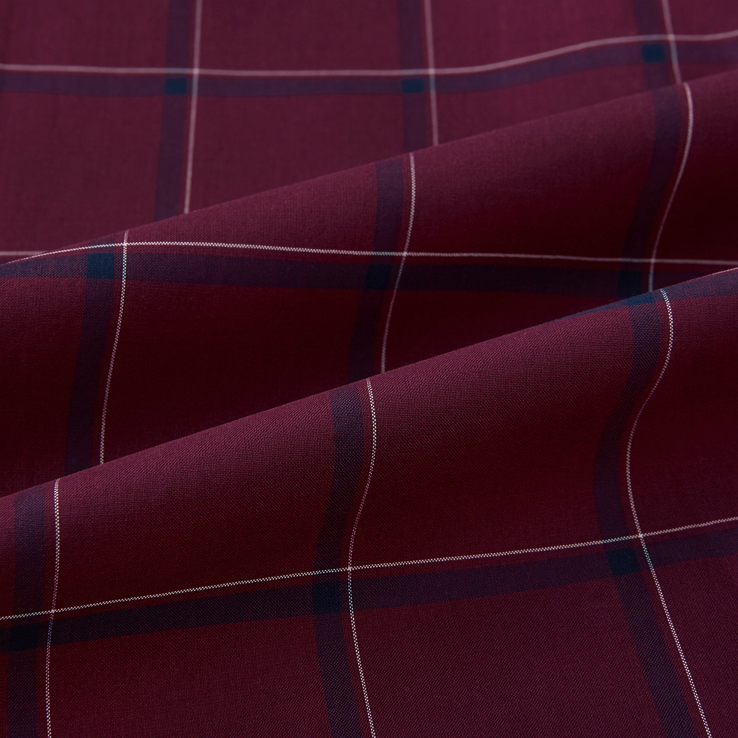 View 8 of product Online Exclusive · Wine Grid Check Windsor Shirt 19.0