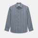 Grey Track Stripe Windsor Shirt 19