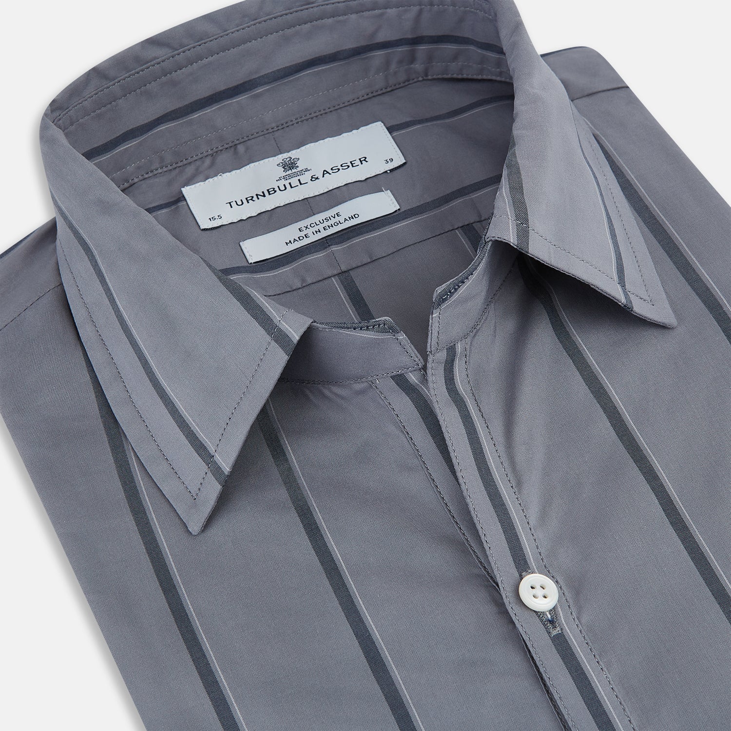 View 2 of product Grey Track Stripe Windsor Shirt 19