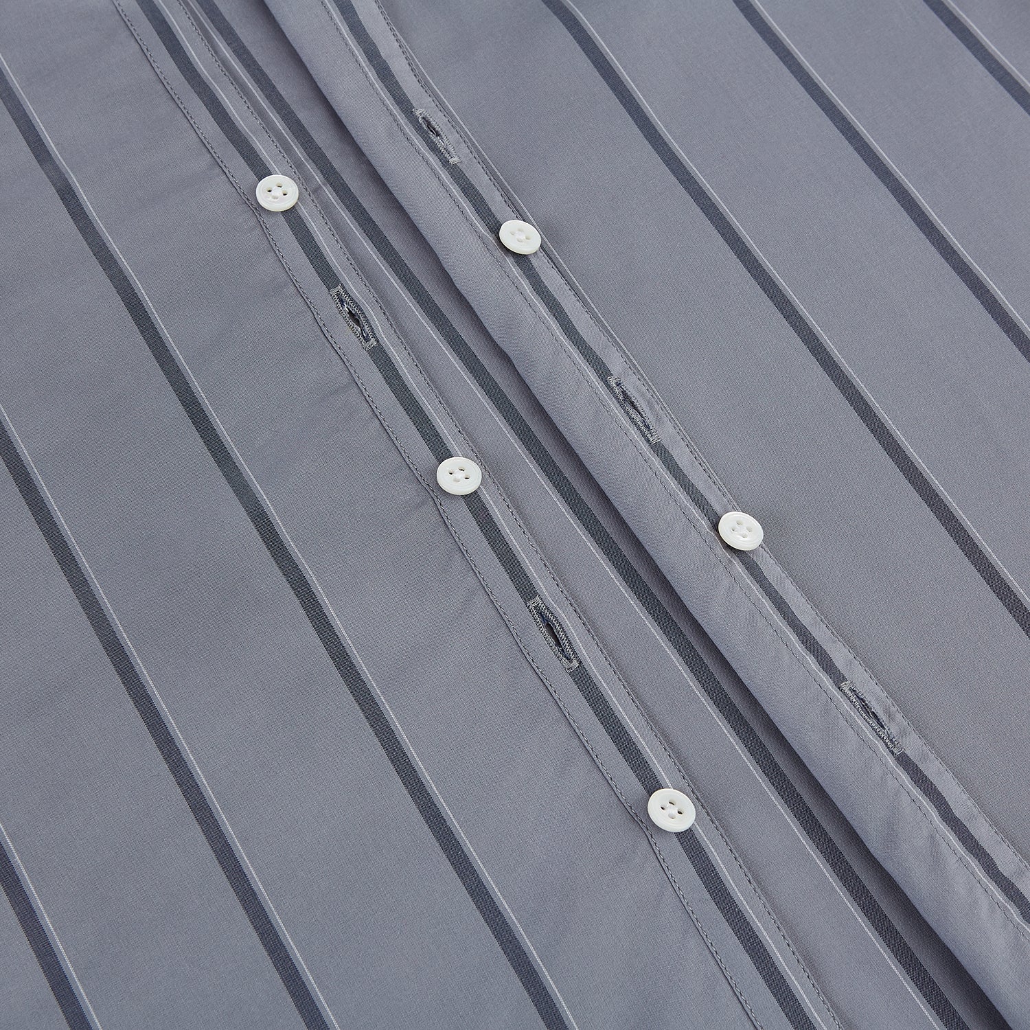 View 7 of product Grey Track Stripe Windsor Shirt 19