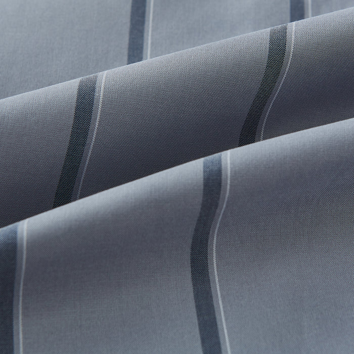 Grey Track Stripe Windsor Shirt Image 7