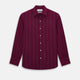 Wine Track Stripe Windsor Shirt 19