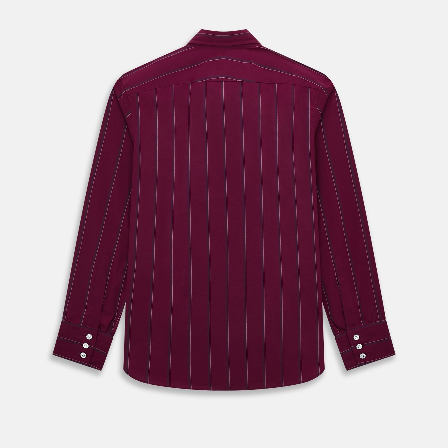 View 3 of product Wine Track Stripe Windsor Shirt 19