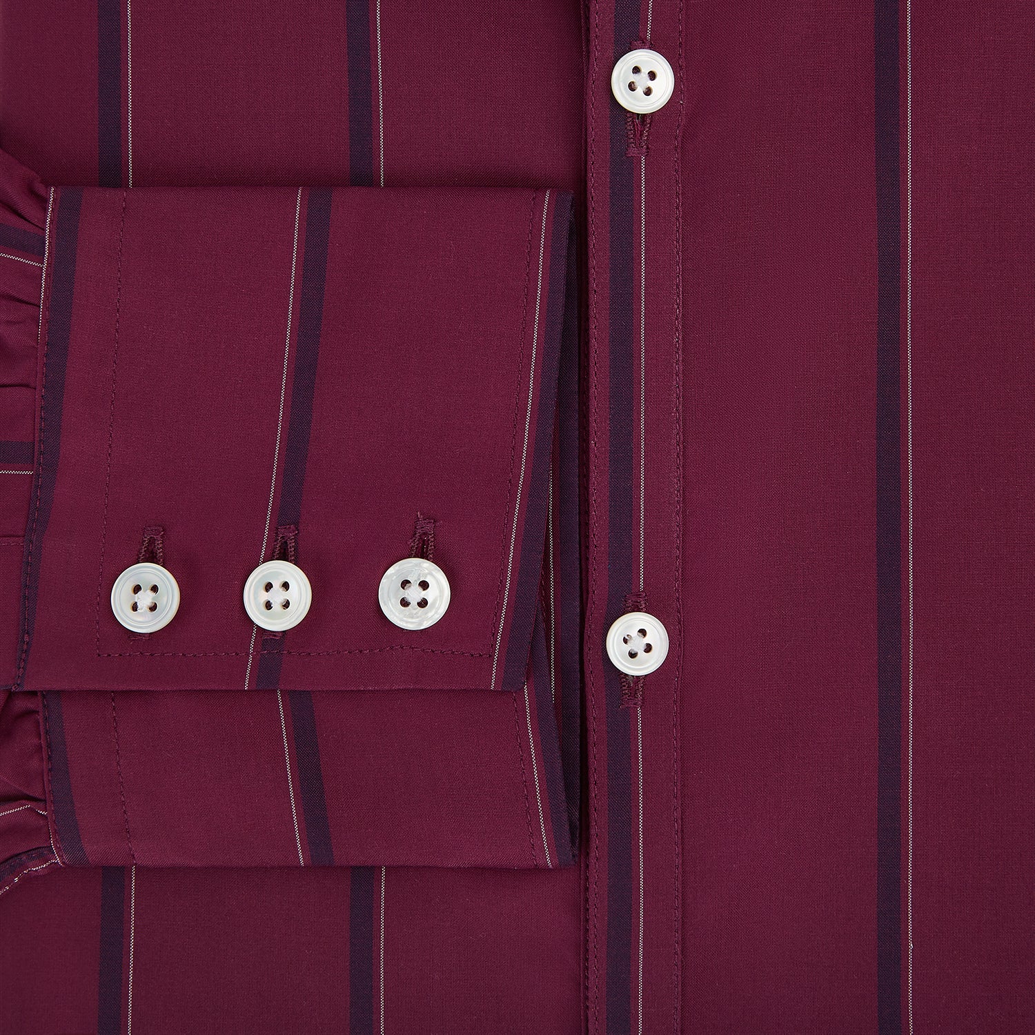 View 4 of product Wine Track Stripe Windsor Shirt 19