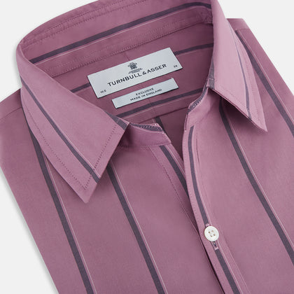 Antique Pink Track Stripe Windsor Shirt Image 1