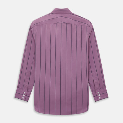 Antique Pink Track Stripe Windsor Shirt Image 2