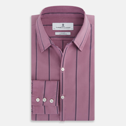 Antique Pink Track Stripe Windsor Shirt Image 4