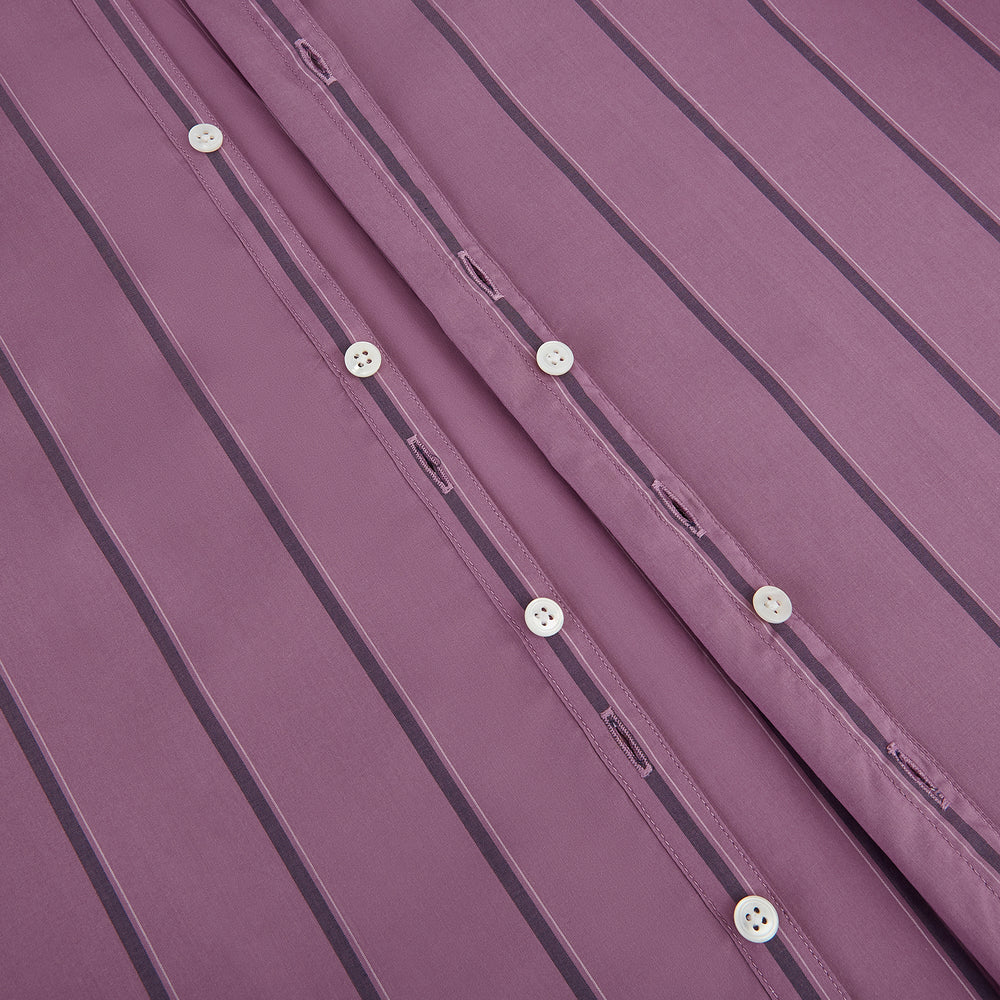 Online Exclusive · Antique Pink Track Stripe Windsor Shirt 19.0