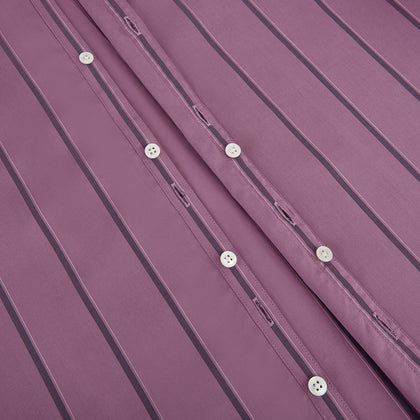 Antique Pink Track Stripe Windsor Shirt Image 6