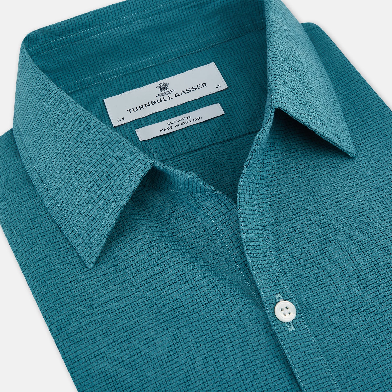 View 2 of product Turquoise Pin Check Windsor Shirt 19