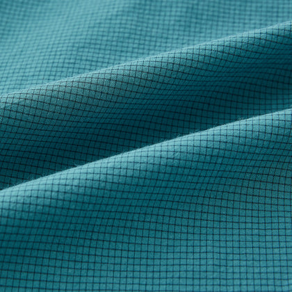 Turquoise Pin Check Windsor Shirt Image 7