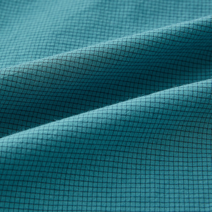 Turquoise Pin Check Windsor Shirt Image 7