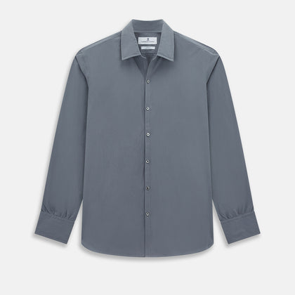 Grey Pinstripe Windsor Shirt