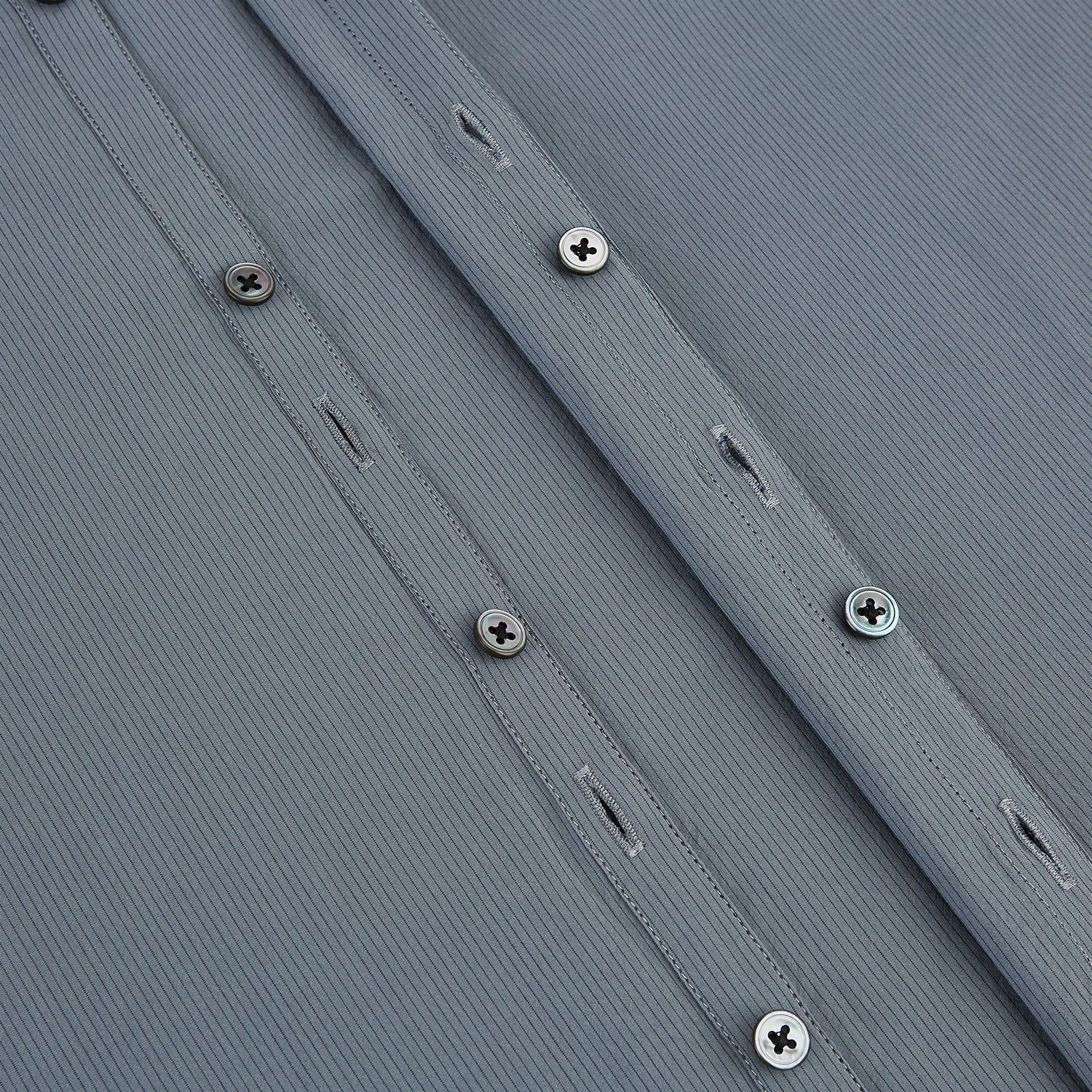 View 7 of product Grey Pinstripe Windsor Shirt 19