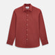 Dark Red Pinstripe Windsor Shirt 19
