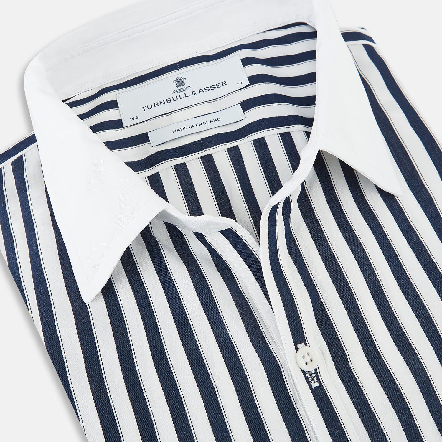 View 2 of product SHIRTS RF WH WINDSOR OPEN CLR WH 3BC NAVY STRIPE 14.5