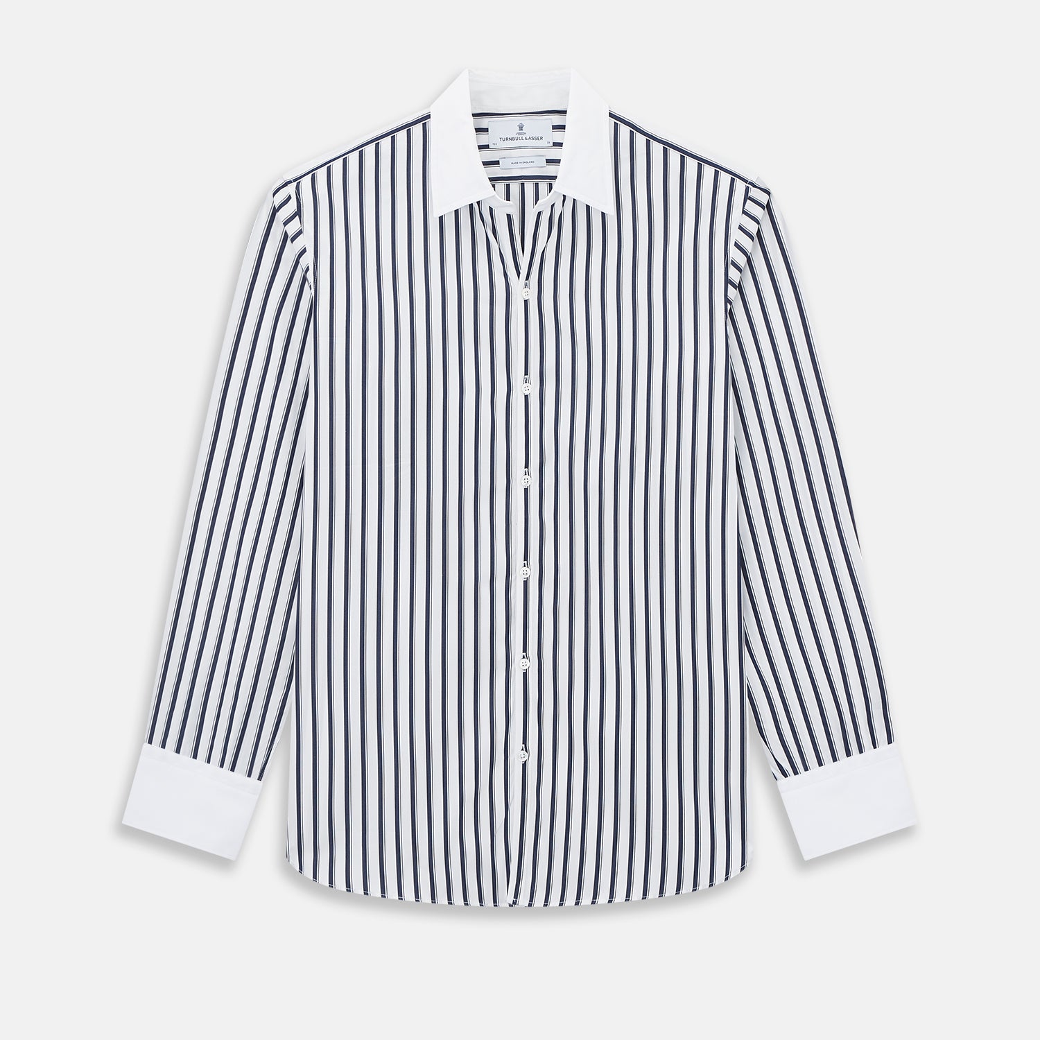 View 1 of product SHIRTS RF WH WINDSOR OPEN CLR WH 3BC NAVY STRIPE 15